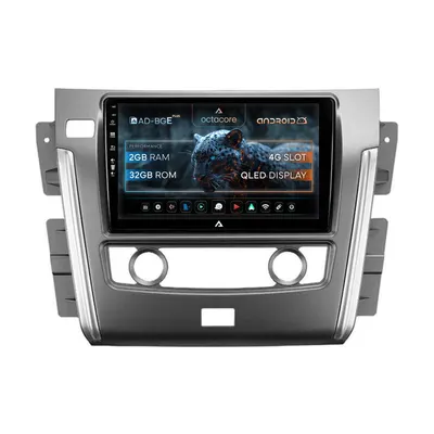 Navigatie Nissan Patrol (2012-2020), Android, E-Octacore 2GB RAM + 32GB ROM, 9 Inch - AD-BGE9002+AD-BGRKIT164