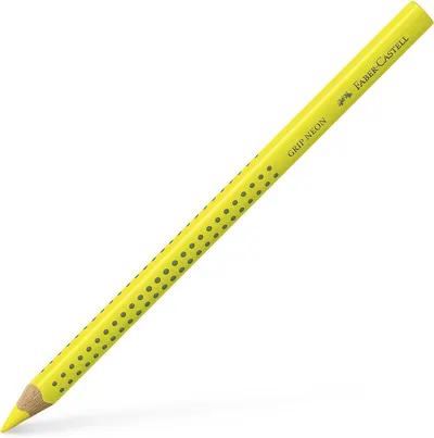 Marker text Faber-Castell Grip - Uscat, galben neon