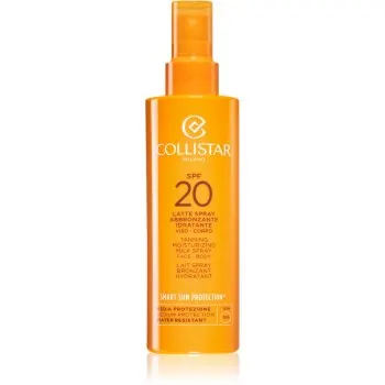 Collistar Smart Sun Protection Tanning Moisturizing Milk Spray SPF 20 spray-loțiune de protecție SPF 20