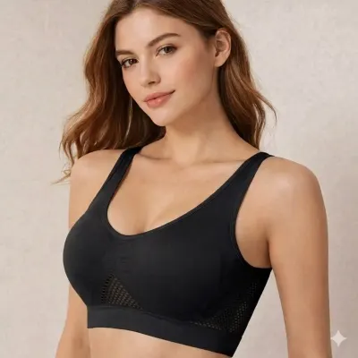 Bustiera dama, ST047, Negru