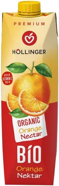 Nectar organic din portocală, 1 l, Hollinger