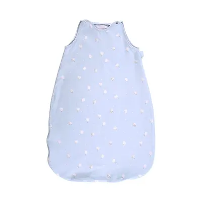 Sac de dormit de vara 85 cm 12-18 luni bumbac ranforce Train Blue