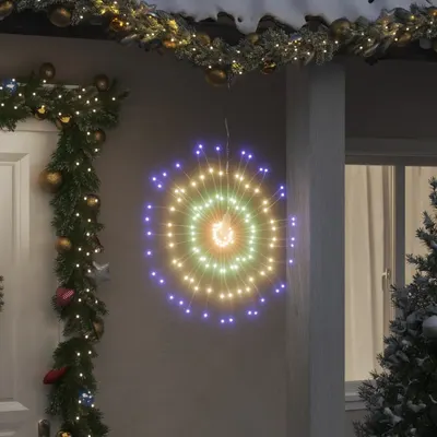 Gossi lumina stelara de craciun 140 led-uri, multicolor, 17 cm