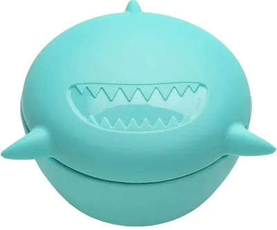 Bol din silicon cu capac Melii - Shark, 350 ml