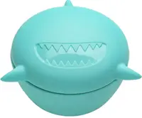 Bol din silicon cu capac Melii - Shark, 350 ml
