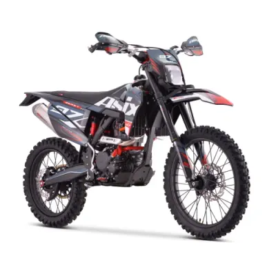 Motocicleta Cross Enduro Asix XT97, 300cc, roti 21 18 , culoare negru grafit, pornire electric picior