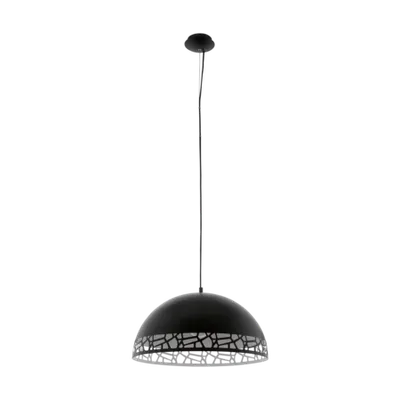 Lampa suspendata SAVIGNANO negru, alb 220-240V,50/60Hz
