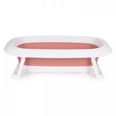 Cadita de baie cu dop de scurgere Ecotoys HA-B31 roz