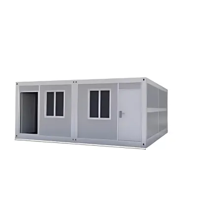 Set Container pliabil-cu ușă tip panou sandwich - dimensiuni H2450 mm x L5800mm x l4940 mm