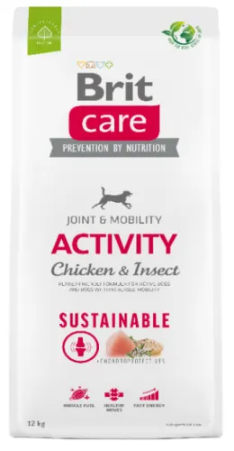 Brit Care Dog Sustainable Activity Pui&Insecte - 12-kg,brit-care