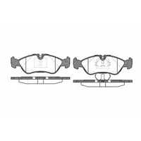 Set placute frana, frana disc REMSA 0286.30