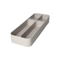 Organizator de tacâmuri gri din plastic 13,5 x 39 cm – Brandani