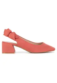 Pantofi dama - material textil - rosu -