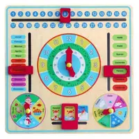 Calendar Educativ din lemn Anotimpuri (HU) Fanaptar