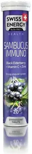 Sambucus Immuno, 20 comprimate efervescente, Swiss Energy