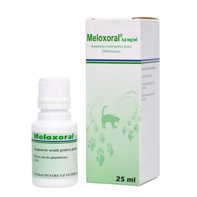 Meloxoral Solutie Orala Pisici, 0.5mg/ml, 25ml