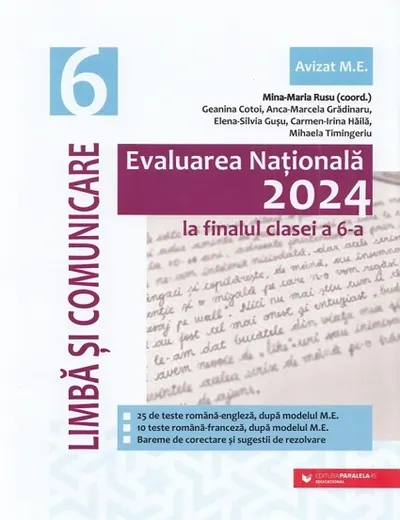 Evaluarea Nationala 2024. Limba si comunicare