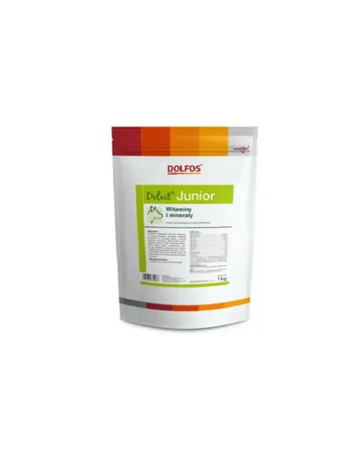 Supliment mineral-vitaminic pentru căței de la 3 săptămâni DOLFOS Dolvit Junior 1 kg