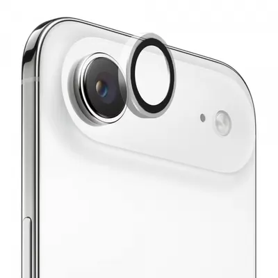 Folie de protectie Camera Spate Blueo Metal Frame pentru Apple iPhone 17 Air, Sticla Securizata, Transparenta