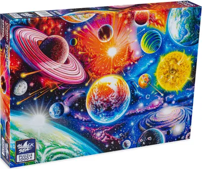 Puzzle Black Sea Premium din 1000 de piese - Extravaganta spatiala