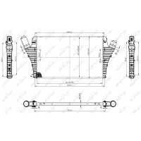 Intercooler, compresor NRF 30858