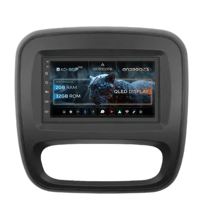 Navigatie Opel Vivaro Renault Traffic (2014+), Android, P-Octacore 2GB RAM + 32GB ROM, 7 Inch - AD-BGP1002+AD-BGRRE017