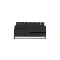 Sistem iluminat pe sina BREDA MAGNETIC Nisipiu Negru Aluminiu 15W DC48V Philips 434Lm >90 3000K IP20