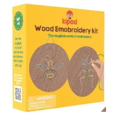 Set de broderie din lemn - Insecte Kipod