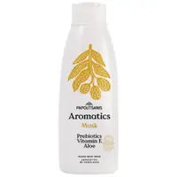 Gel de dus 100% vegan cu prebiotice si vitamina E Musk, 650ml, Aromatics
