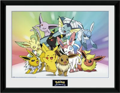 Afiș înrămat GB eye Games: Pokemon - Eevee
