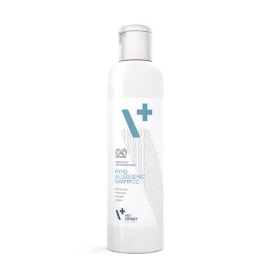Sampon dermatocosmetic pentru animale cu piele sensibila Vet Expert Hypoalergenic, 250 ml
