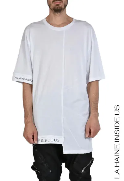 Tricou oversize - Alb