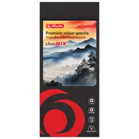 Creioane blending rotunde, mina 4mm, 12buc/set, Artmate chroMIX, Herlitz