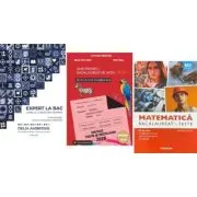 Pachet Bacalaureat 2026. Ghid complet Limba si literatura romana, Matematica M2 Tehnologic si Biologie clasele 9-10