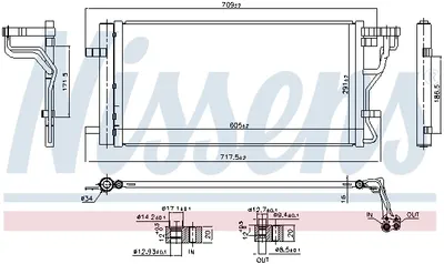 Radiator aer conditionat AC (cu uscator, aluminiu) potrivit HYUNDAI KONA, KONA SUV 1.0 1.6 1.6D 06.17