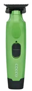 Trimmer pentru față și corp Cocco – Hyper Veloce Pro, verde