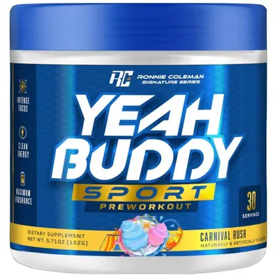 Ronnie Coleman Yeah Buddy Sport Pre-Workout, Carnival Rush, 162 g