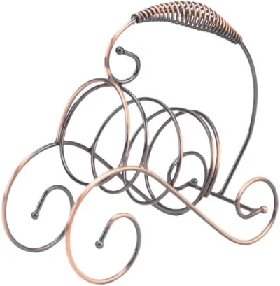 Suport pentru sticle Morello - Rose Gold Spiral, cu mâner