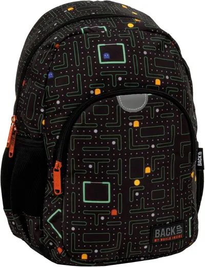 Ghiozdan școlar BackUp T - Pac-Man, cu 2 compartimente