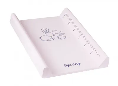 Salteluta de infasat cu intaritura Tega Baby 70x50 cm Iepuras roz