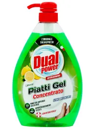 Dual Power detergent pentru vase cu pompa 1000 ml Limone