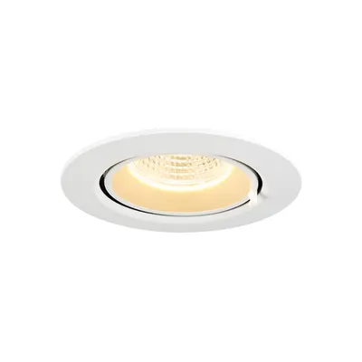 Spot incastrat, GIMBLE IN 68 Ceiling lights, white Indoor LED recessed ceiling light, white, 3000K