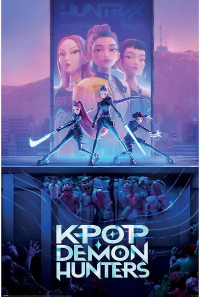 Poster maxi Pyramid Animation: KPop Demon Hunters - Movie Key Art