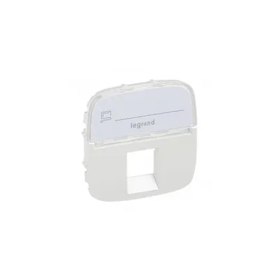Capac Valena Allure - RJ 45/RJ 11/RJ 12 priza - cu label holder - pearl