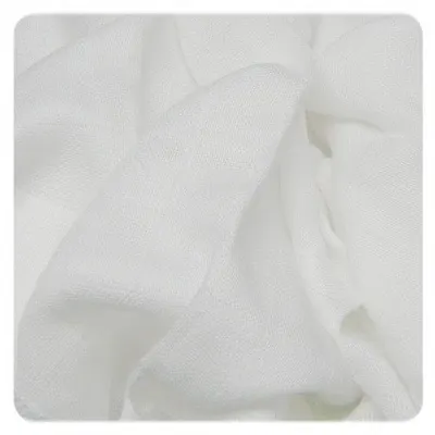 Set 10 museline bumbac 70x70cm Alb XKKO