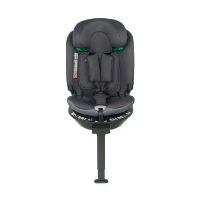 Scaun auto Be Cool Wagon Be Antracita I-Size, Rotire 360 grade, 40-150 cm, 0-36 kg, Isofix si picior stabilizator, protectie laterala de siguranta, Conform cu standardul ECE R129