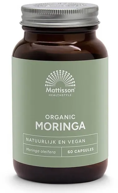Organic Moringa, 400 mg, 60 capsule, Mattisson Healthstyle