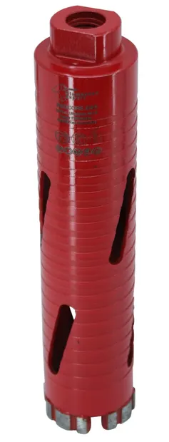 Carota diamantata Super PREMIUM ø45mm x 180mm x M16 pentru gaurire Beton armat, Zidarie, Granit - DXQZ.REDCORE.45