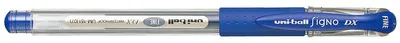 Roller cu gel Uniball Signo Dx Fine – Albastru, 0.7 mm