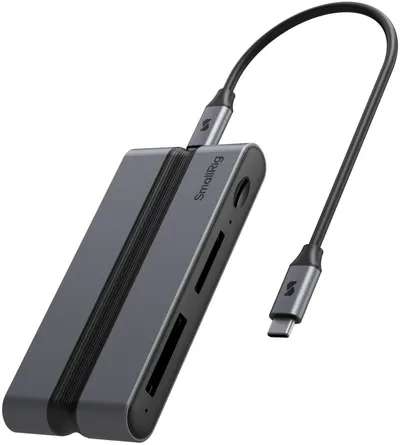 Stație de andocare SmallRig - 9 in 1 CFexpress Type B, 9 port, USB-C, gri